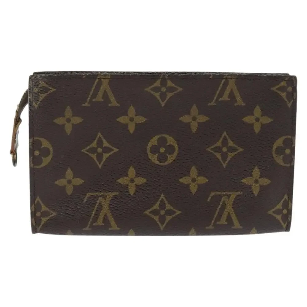 Louis Vuitton Monogram Bucket PM Accessory Pouch Brown